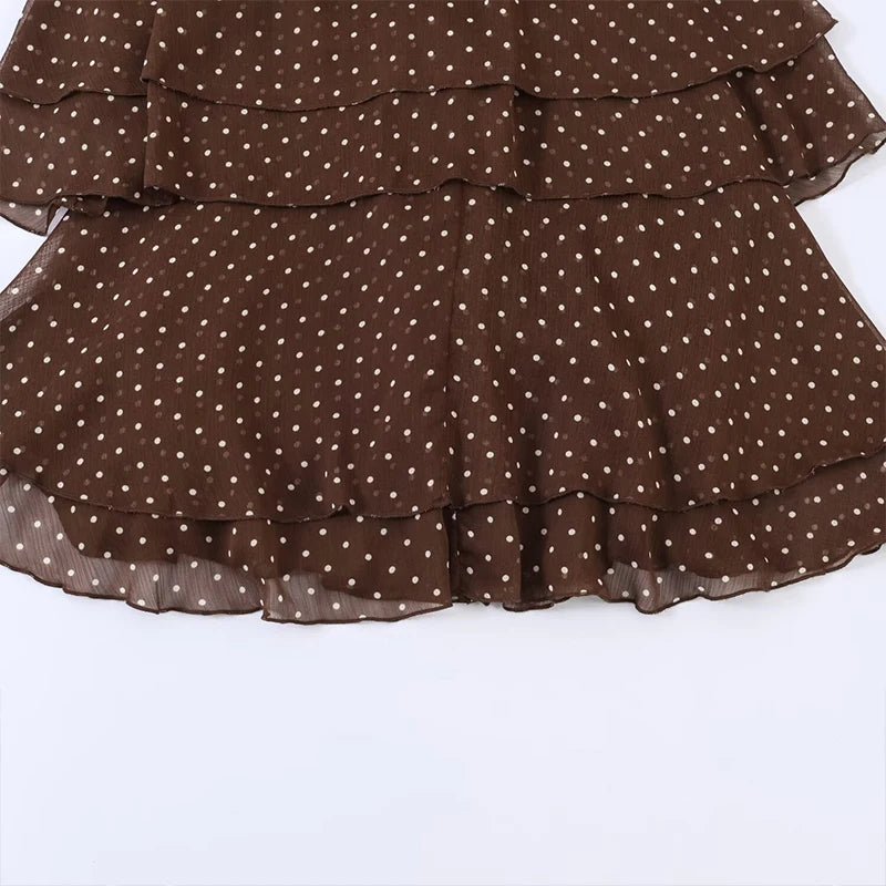 Dot Mini Comfortable Dress
