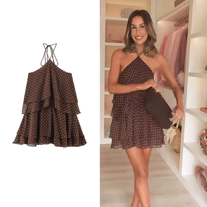 Dot Mini Comfortable Dress